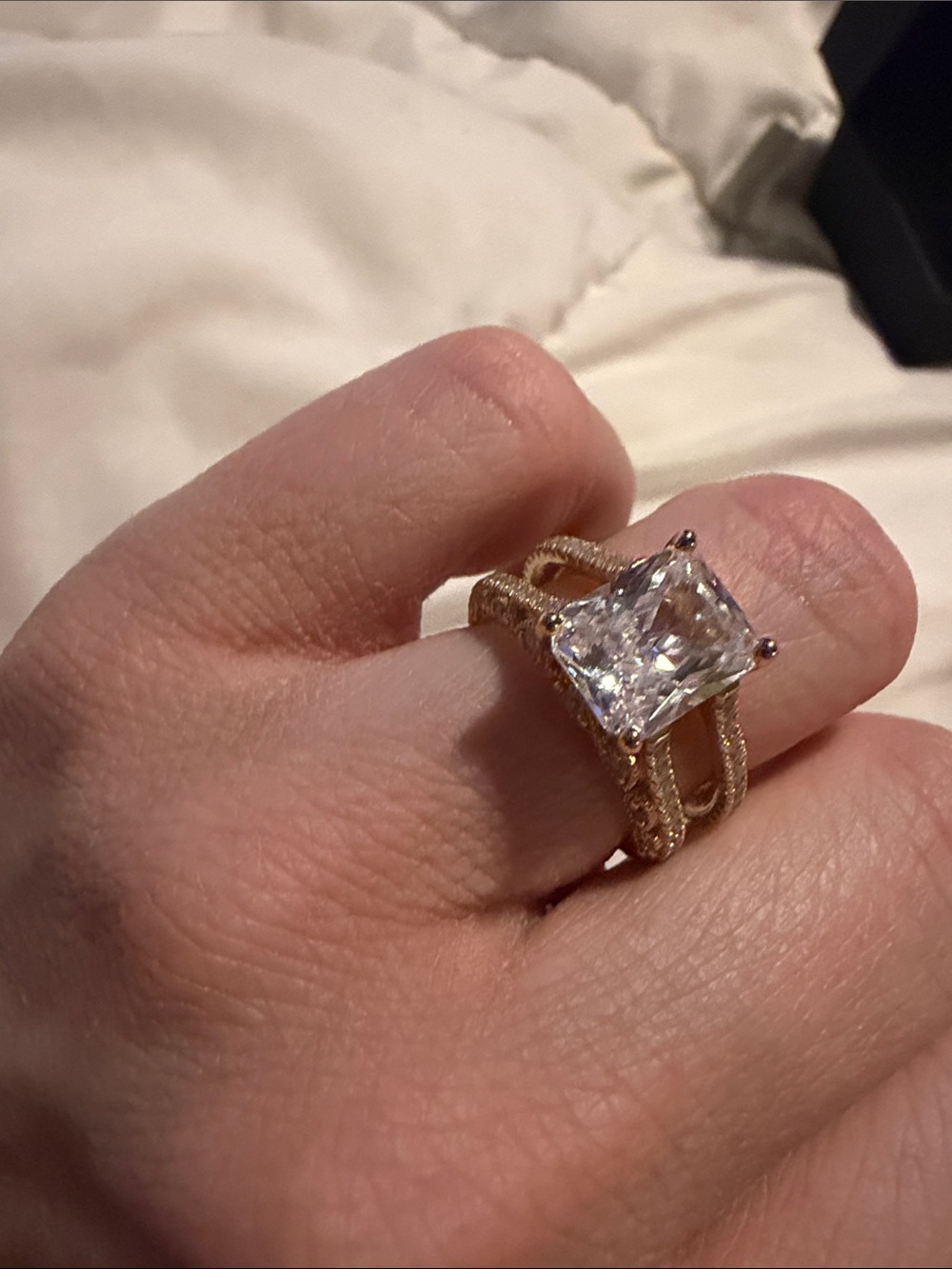 Engagement/wedding ring set. - Picture 3 of 6